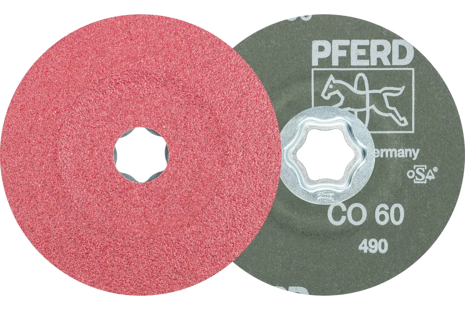 Picture of Pferd Combiclick® Fiber Disc, 4-1/2" Dia, 60 Grit, Ceramic oxide